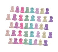 BCOATH 40pcs Glow Dark Miniature Sunny Doll Resin Decorations Tiny Japanese Style DIY Bonsai Ornaments for Moss Gardens Party and Home Decor Random Colors Random Color