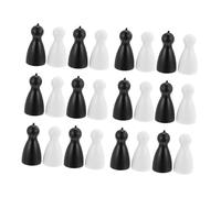 BCOATH 40pcs Human Shaped Plastic Chess Pieces Board Game Pawns Game Accessories for Adults and Logic and Imagination