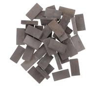 BCOATH 40pcs Mini Grey Blocks for DIY Miniature Garden Wall and Turtle Tank Steps Tiny Fake Bricks for Dollhouse Terrarium and Aquarium Landscaping Accessories