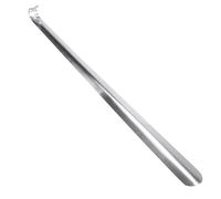 BCOATH 42cm Stainless Steel Shoe Horn with Creative Design for Men and Disability, Extending Shoe Life and No Need to Bend, for Travel and Storage Use