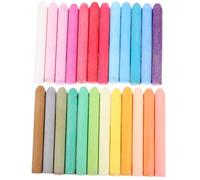BCOATH 48pcs Washable Dustless Sidewalk Chalk Set for Assorted Bright Colors Non Toxic Drawing Chalk for Blackboard Classroom Playground and Outdoor Play Easy Clean School Supplies