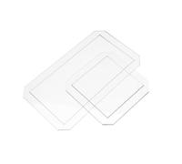 BCOATH 4pcs Acrylic Quilting Rulers Rectangular Templates for Patchwork Sewing Transparent Stencils with Smooth Edges for DIY Crafts and Tailoring Projects