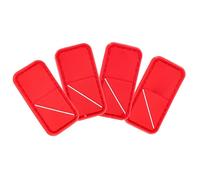 BCOATH 4pcs Blood Type Patches PVC Hook and Loop Design Lightweight Positive Blood Type Clothing Patches for Wilderness Exploration and Outdoor Sports