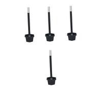 BCOATH 4pcs Large Plastic Magical Flower Stick Show Props for Stage Trick , Funny Magical Wand to Flower Change, Novelty Magic Performance Accessories for Parties