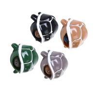 BCOATH 4Pcs Mixed Color Stress Turtle for Autistic Pressure Relief Playthings with Realistic Squeeze Action to Calm Anxiety and Reduce Nervous Habits