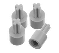 BCOATH 4pcs Motor Adapter for Car Wheel Connectors Compatible with Lego Cross Shaft Coupling Plastic DIY Robotics Accessories for Motor Projects