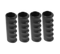 BCOATH 4pcs Non-Slip Wheelchair Handle Grips Anti-Slip Replacement Covers for Wheelchairs and Transport Chairs Easy Installation Stylish Black Design for Elderly Mobility Accessories