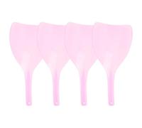 BCOATH 4pcs Practical Hairdressing Shield for Hair Colouring and Face Protection, Made of Sturdy Plastic, for Salon Use and When Using Perfumes, Essential Barber Salon Accessories Random Color
