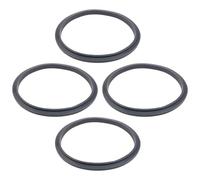 BCOATH 4pcs Silicone Replacement Gaskets Sealing Rings for Juicer Parts, Sturdy Black Silicone Material with Good Sealing Performance, for Home Juicer Blender Repair