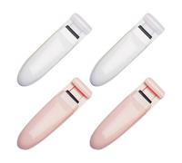 BCOATH 4pcs Small Segmented Plastic Eyelash Curler for Precision Lash Styling, Curved Design Reduces Pulling and Protects Delicate Lashes, for False and Short Natural Eyelashes at Events