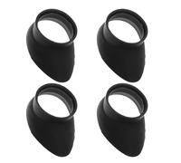 BCOATH 4pcs Soft Rubber Eyepiece Covers Comfortable Binocular Eye Cups Eye Guards for Microscopes and Telescopes Easy Install Protective Optic Shields for Reduced Glare