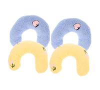 BCOATH 4pcs Soft U-shaped Cat Pillow Comfortable Portable Neck for Cats Washable Cushions for Deep