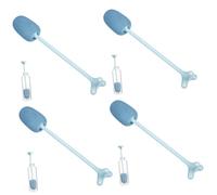 BCOATH 4pcs Sponge Bottle Brush Mam Cleaning Brush Efficient Dishwashing Tool for Cleaning Bowls Plates