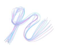 BCOATH 4pcs Sports Shoes Laces Replacement Bisexual Lesbian Shoelaces Unique Design Beautiful Appearance Polyester Comfortable Simple to Use Option for Runners Suitable for Basket Shoes