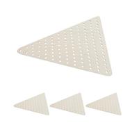 BCOATH 4pcs Triangular Wooden Wreath Base with Pre-drilled Holes for DIY Crafting, Wall Mountable Rustic Flat Wreath Frame, 27x20cm, for Thanksgiving Day Crafts and Seasonal Decorations