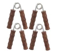 BCOATH 4pcs Wooden Grip Strength Trainer Hand Workout Grip Strengthener Finger Exerciser Wrist Forearm Strengthener Palm Massager for Gym Home Hand Exercise and Relaxation