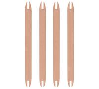 BCOATH 4pcs Wooden Weaving Shuttle Tool for Beginners DIY Craft Learning