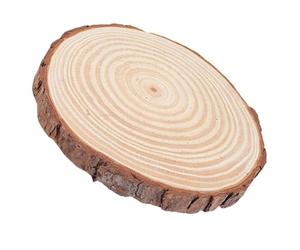 BCOATH 5 Inch Wood Garden Paver Yard Landscaping Stepping Slice Outdoor Garden Decor Delicate Practical Not Easy to Break for Pathways