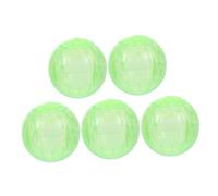 BCOATH 5 Pcs Mini Hamster Running Balls Full Green Plastic Exercise Wheels Small Pet for Dwarf Hamsters Cage Accessories Fitness for Small Animals