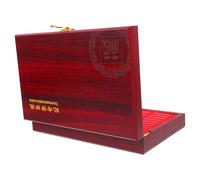 BCOATH 50 Pcs Coins Storage Box Wooden Coin Organizer with Fiberboard and Eva Flocking Material Long-Serving Life Portable Design