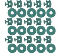 BCOATH 50 Sets Greenhouse Shading Clip with Plastic Clamps and Washers for Tool-Free Installation, Sturdy Pp Material, for Insulation Netting and Hanging Greenhouse Plants in Garden