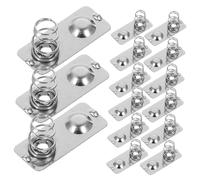 BCOATH 50PCS Aaa Battery Spring Contact Plates for Negative to Positive Terminal Conversion Elastic High Conductivity Metal Jumper Terminals Quick Connect Battery Replacement Accessories