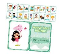 BCOATH 50pcs Behavior Reward Cards for Classroom Self-discipline Punch Chart Cognitive Development Cards Educational Interaction System for Positive Growth