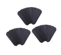 BCOATH 50pcs Foot Sandpaper Discs Set for Pedicure Accessories with Gentle Filing Action and Hard Skin Removal Black Sandpaper Foot Care Tool