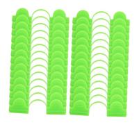 BCOATH 50Pcs Plastic Greenhouse Clips Double-Head Fixing Clamps Windproof Membrane Buckle for Secure Film Attachment in Gardening and Agricultural Use