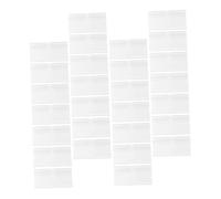 BCOATH 50pcs Transparent PVC Shelf Label Holders for Wire Shelves Removable Price Tag Display Clips for Retail Supermarket Shopping Mall Organization