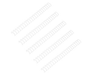 BCOATH 50pcs Wire Binding Spines with 23 Holes Double Loop Metal Rings for Organizing Files and Security, for Work and Learning Life with Teachers and Students
