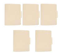 BCOATH 5pcs 210g Manila Paper File Folders Letter Size for Business Contract Storage Document Organizer Office Filing Supplies Classroom Use