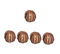 BCOATH 5pcs Chew Toys for Hamsters Natural Wooden Toys for Rabbits Guinea Pigs Rats Gerbils Boredom Breaker