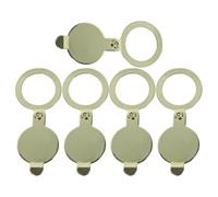 BCOATH 5pcs Copper Peephole Cover for Apartment Doors and Household Use, Easy Installation with Enhanced Home Safety, Privacy Cover for Door Viewer Providing Security and Protection