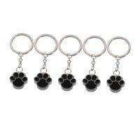 BCOATH 5pcs Dog Remembrance Ornament Urn Keychain Metal Ash Pendant Pet Keepsake
