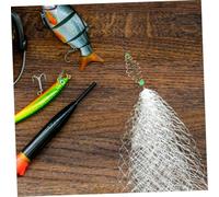 BCOATH 5pcs Foldable Casting Fish Trap Nets Lightweight Nylon Iron Mesh Fishing Net for Lakes Rivers Oceans Portable Design for Efficient Fish Catching