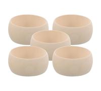 BCOATH 5pcs Natural Wooden Bangles Set Round Unpainted Bracelets for DIY Jewelry Making and Craft Accessories Versatile Design and Creative DIY Potential
