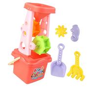 BCOATH 5Pcs Parent Interactive Sand Trolley Hourglass Beach Rake Bucket Beach for Outdoor Fun and Imagination