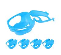 BCOATH 5pcs Plastic Pigeon Fixed Rack Holder for Feeding and Injection with Hollow-out Design, Lightweight and Reliable Constraint for Managing Bird Health Outdoors