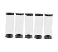 BCOATH 5pcs Portable Golf Ball Container Transparent PVC Golf Ball Organizer Tubes Anti-scratch Protective Storage Case Lightweight and Secure for Golfers the Move