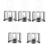 BCOATH 5pcs Reptile Water Feeder Mini Stainless Steel Dish for Turtles and Tortoises Easy to Clean Water and Food Basin for Reptile Habitats