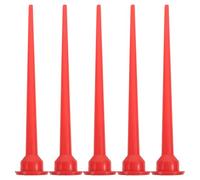BCOATH 5pcs Reusable Plastic Caulk Tube Nozzle Tips with Extended Reach for Smooth Application Straight Extension Nozzle Tool Compatible with Caulk Tubes and Renovation