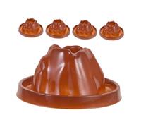 BCOATH 5pcs Volcano Model Shell Base for Science Experiments Educational DIY Volcano Eruption Kit Model Accessories for Geography Teaching and Scientific Exploration