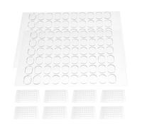 BCOATH 600pcs Oval Double-Sided Sticky Tabs Adhesive Putty Dots for Posters Hooks Crafts Removable Glue Points Suitable for Wall Hanging and Museum Displays