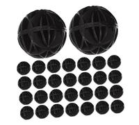 BCOATH 60pcs Bio Balls for Aquarium Filter Biological Media for Fish Tank Water Purification Reusable Aquarium and Filter Element for Natural Ecosystem Support