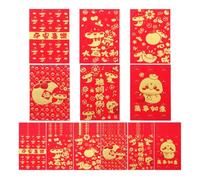 BCOATH 60pcs Year Red Envelope Bag Chinese Money Packet Spring Festival Envelopes Money Saving for Cash