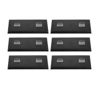 BCOATH 6pcs 1:12 Plastic Motorcycle Model Holder Stand with Anti Slip Base for Display and Storage, Portable Organizer Rack for Home and Store Collectibles
