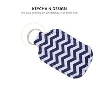 BCOATH 6pcs 30ml Hand Bottle Sleeve with Wavy Stripe Pattern, Small Bottle Protector Cover Set for Travel and Bathroom Use