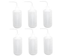 BCOATH 6pcs 500ml Plant Watering Bottles with Squeeze Nozzle for Indoor Garden Care, Long Bent Spout Water Spray Bottles for Succulents, Bonsai, and Seedling Cleaning