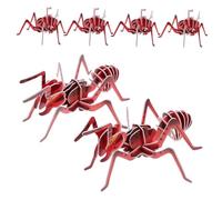 BCOATH 6pcs Ant Puzzle Stem Science Kit Realistic Insect Animal Model Educational for Preschool Boys Fun Learning and Brain Development